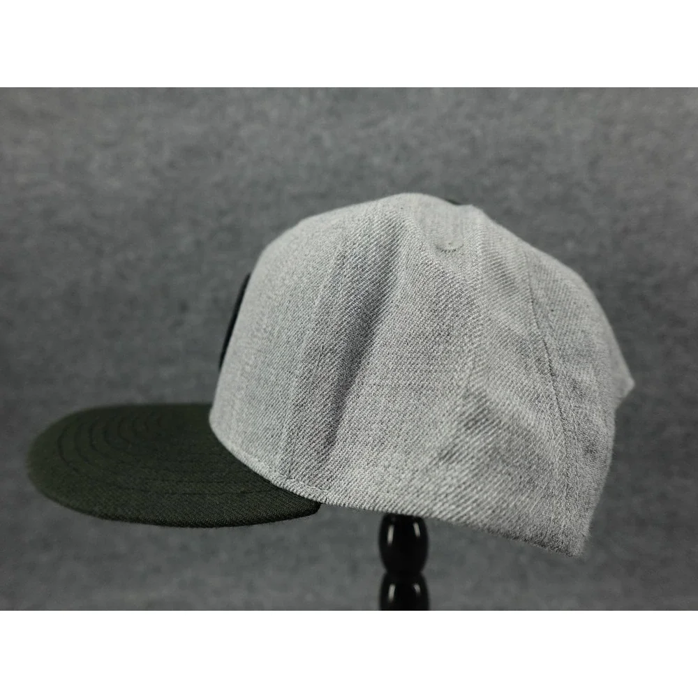 Brixton‎ Snapback Hat Unisex Adjustable Grey Green Excellent Two-Tone Patch Cap